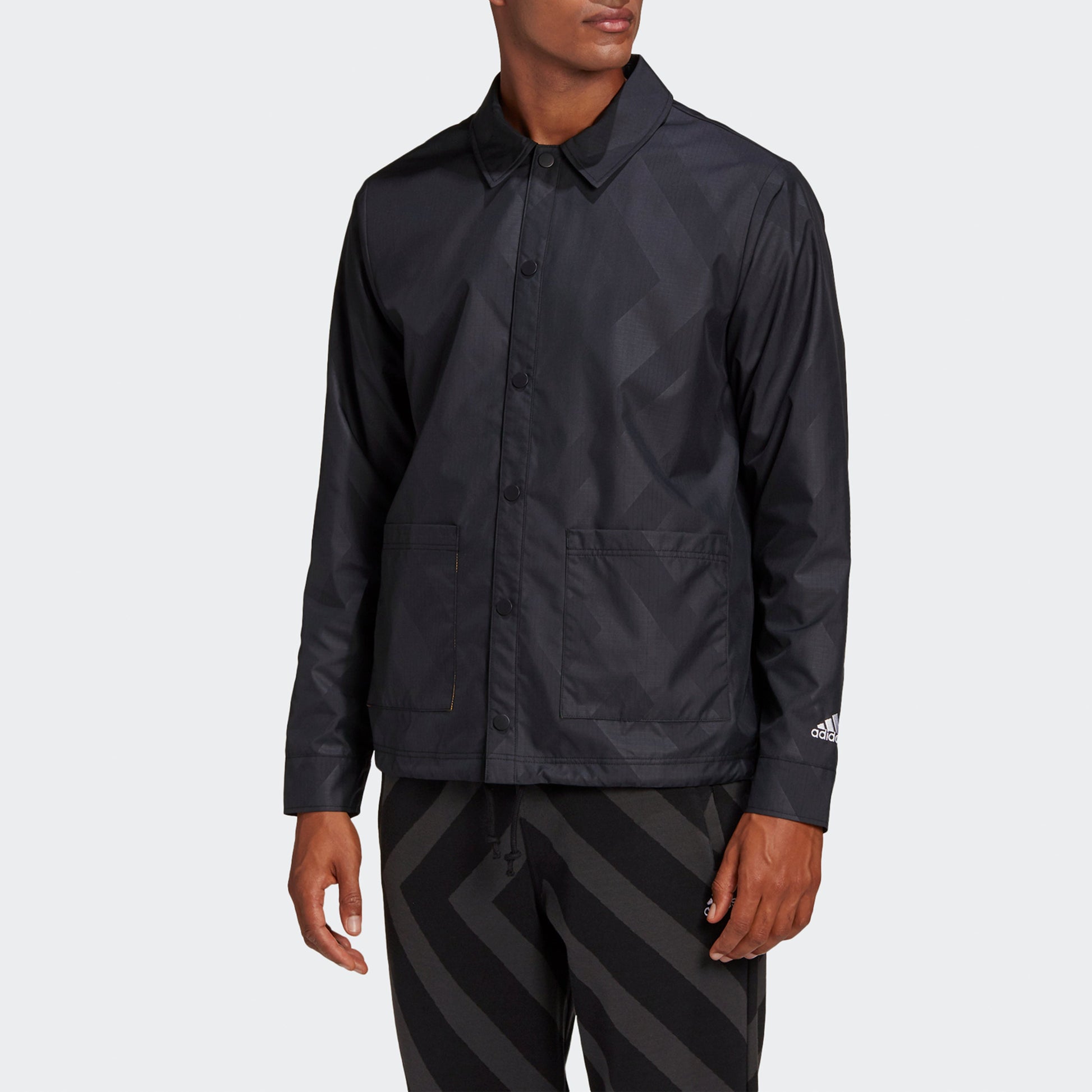 Men's adidas PG Jacket Casual Sports Black GT5662