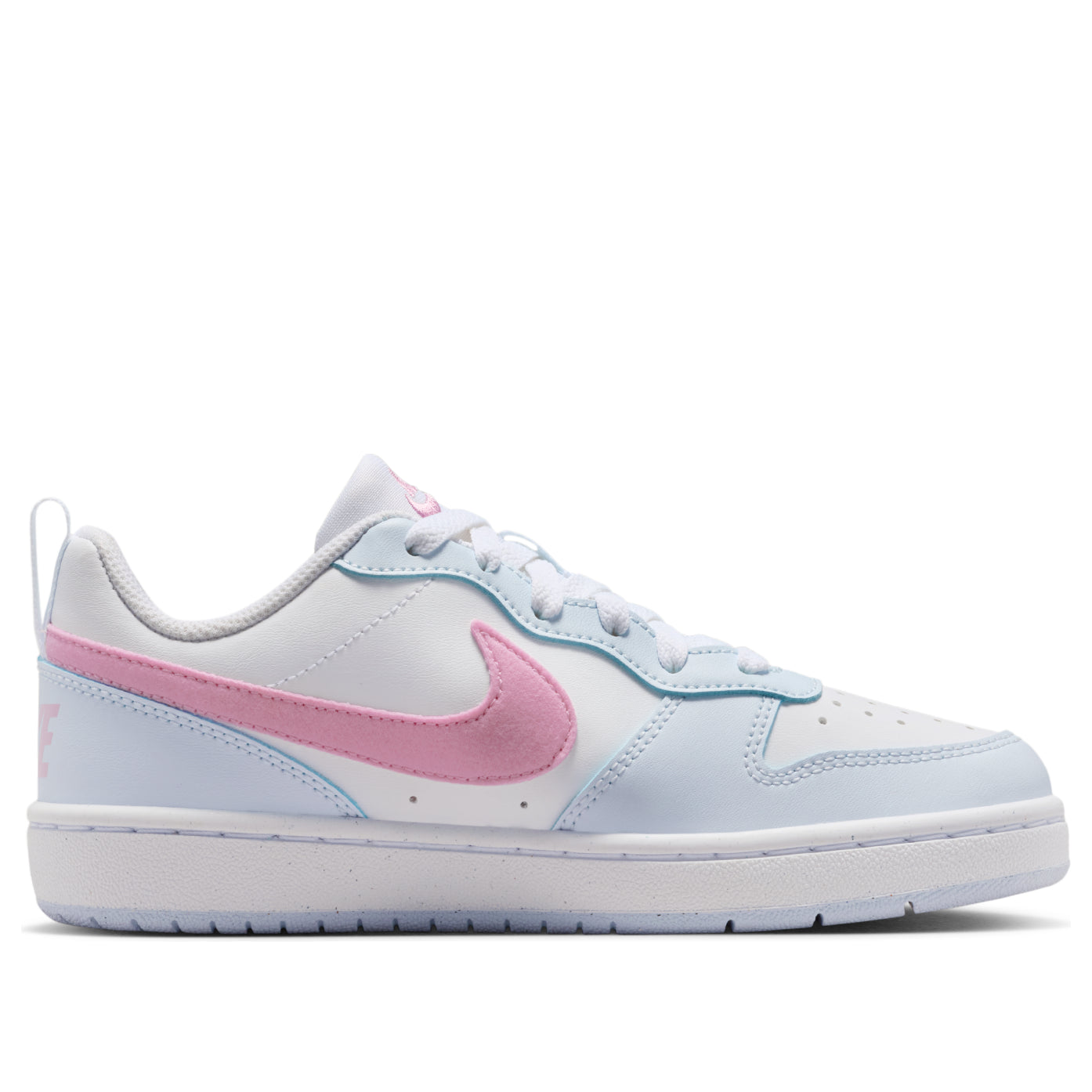 (GS) Nike Court Borough Low Essential+ 'White Rising Pink' IQ2725-101