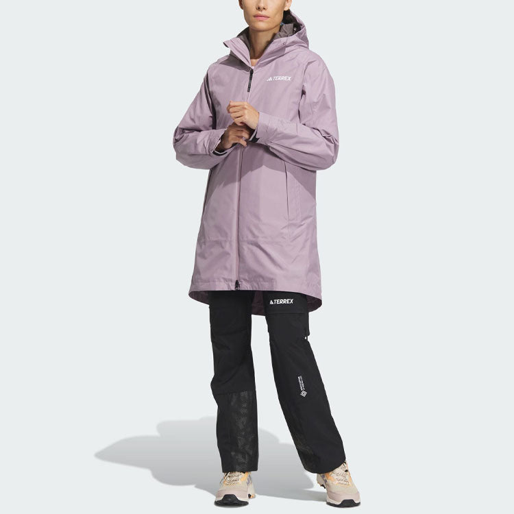 (WMNS) adidas Terrex 3-In-1 Rain.Rdy Super Inner Jacket 'Pink Brown' IP0728