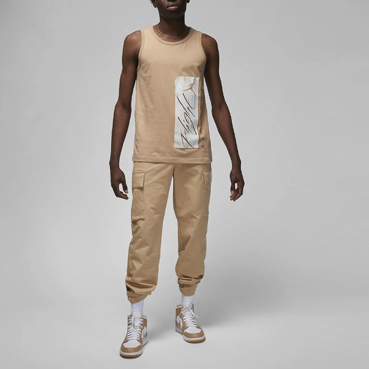 Air Jordan Essentials Graphic Tank Top 'Khaki' FJ2083-200