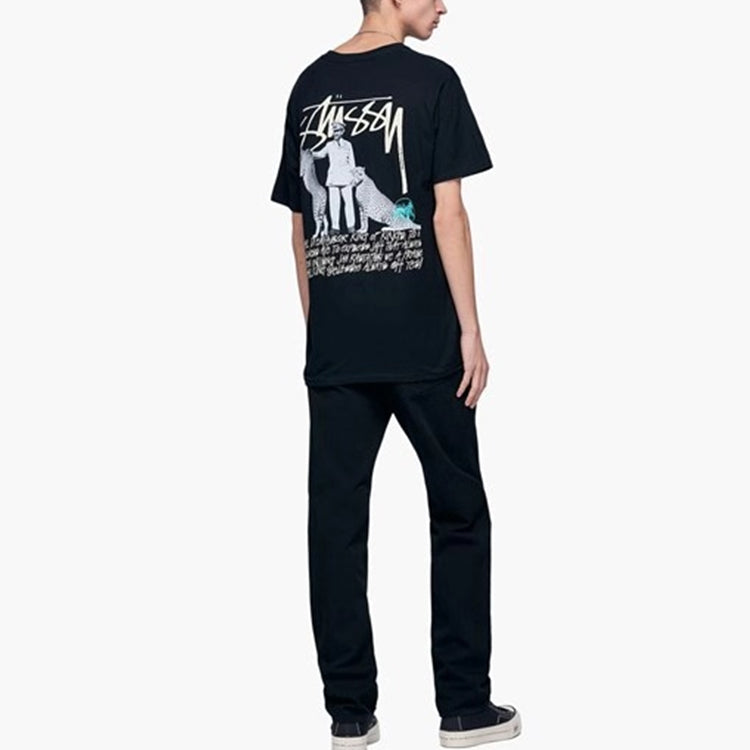 Stussy Unisex Emperor Logo Printing Black 1904474-BLACK