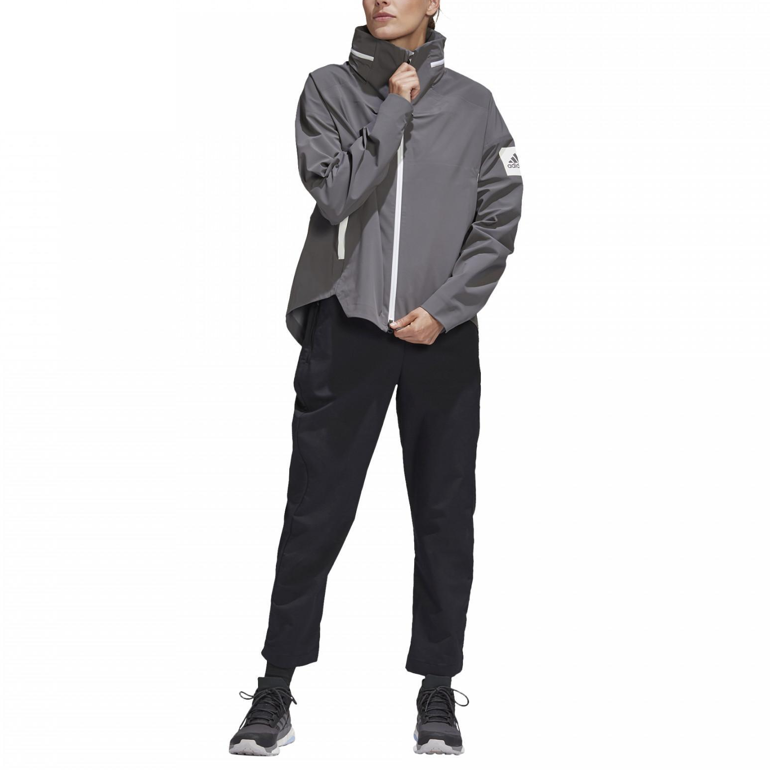 (WMNS) adidas Myshelter Regenjacke Rain Jacket Asia Sizing 'Grey' GE5859