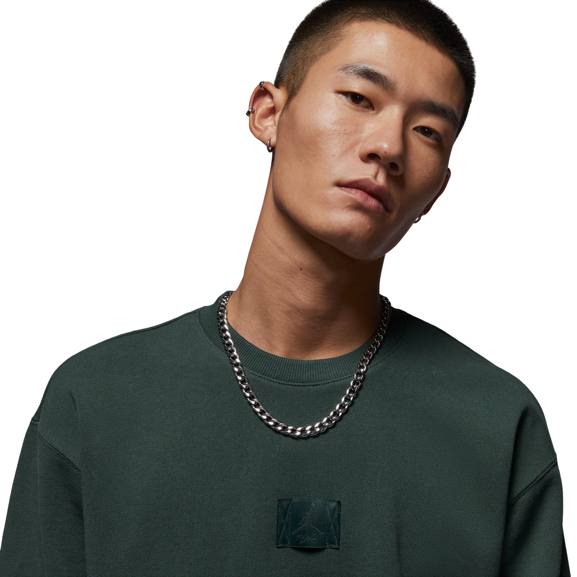 Air Jordan Flight Fleece Sweatshirt 'Midnight Green' FV7260-316