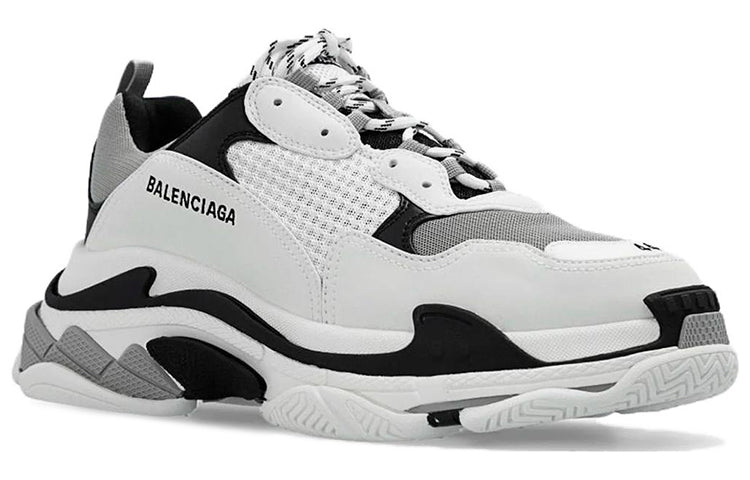 (WMNS) Balenciaga Triple S 'White Grey' 524039W2FW51112