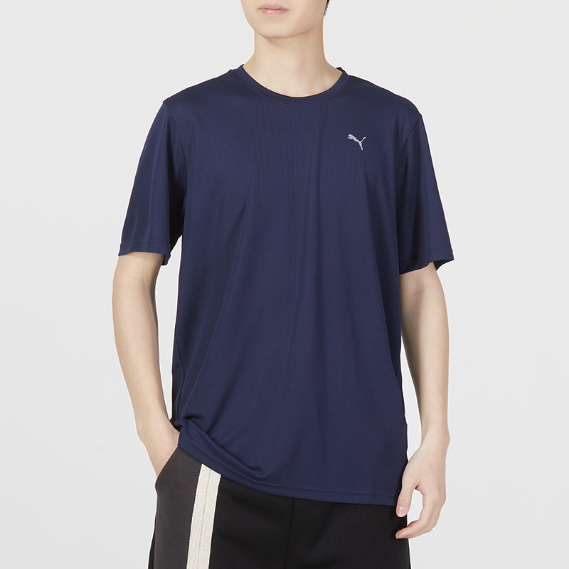 PUMA Training Logo T-Shirt 'Navy' 520759-06