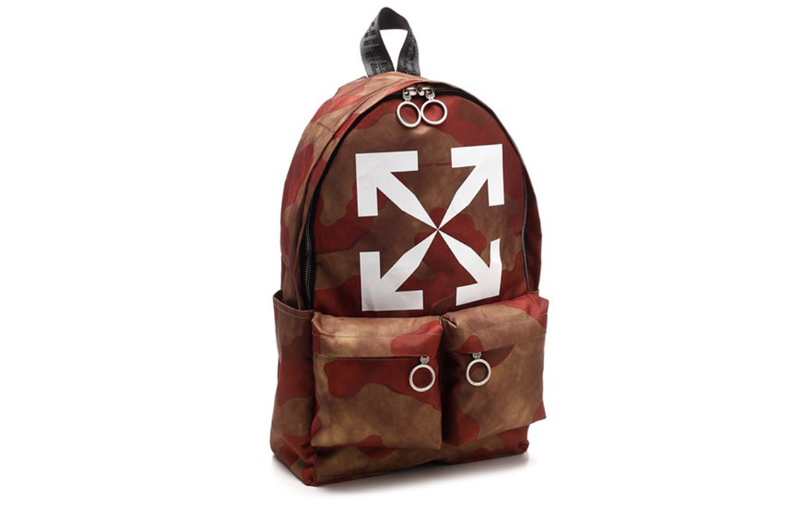 Off-White 20 Arrow Printing Nylon backpack Camouflage OMNB003S205210259901