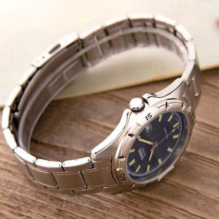Men's CASIO STANDARD Series Metallic Sports Watch Mens MTP-1244D-2ADF