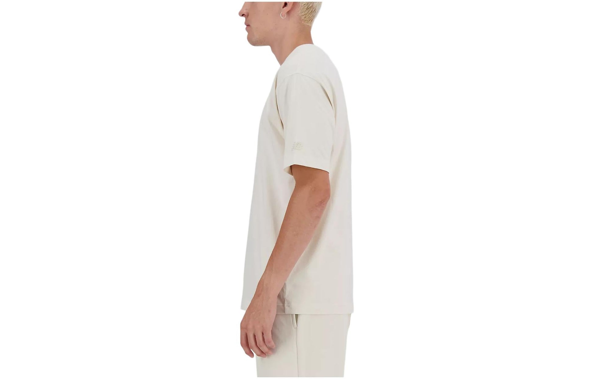 New Balance Wordmark Logo T-Shirt Asia Sizing 'Linen' MT41559-LIN