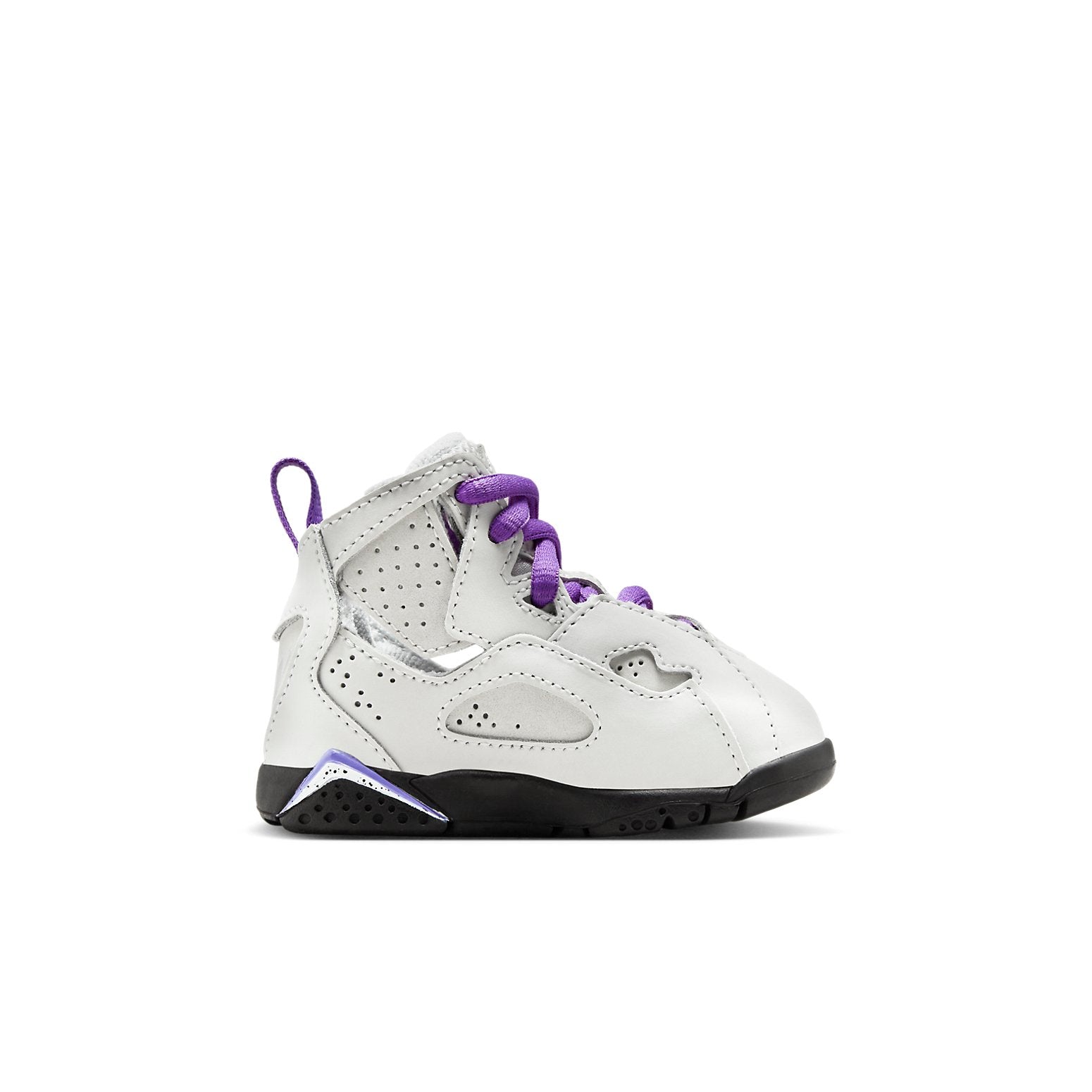 (TD) Air Jordan True Flight 'Base Grey Purple Venom' 343797-052