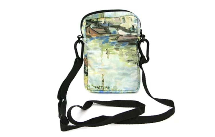 Off-White 19 Printing Single-Shoulder Bag Black/Green OMNA055R19C130219900