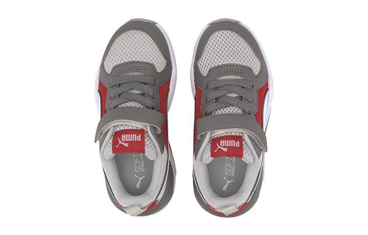 (PS) PUMA X-Ray AC Sports Sneakers White/Grey/Red 372921-07