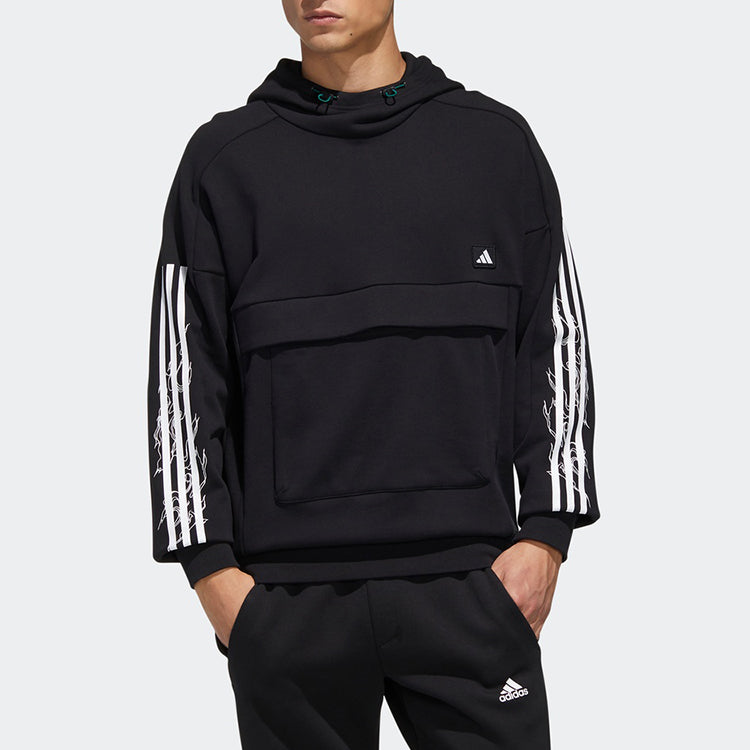 Men's adidas UB HS BOA Stripe Knit Black GM4433