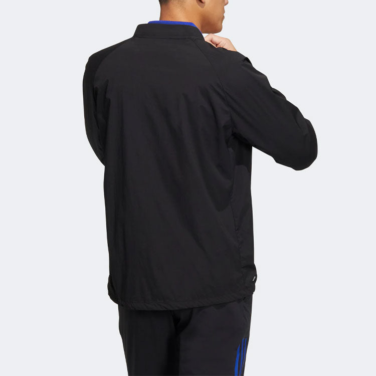 adidas Statement Windproof Jacket 'White Blue' HT0005