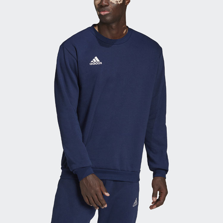 adidas Ent22 Sw Top Soccer/Football Sports Round Neck Navy Blue H57480