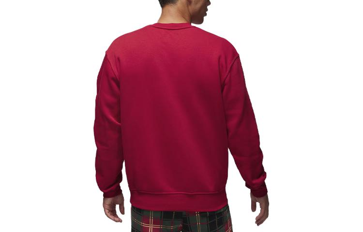 Air Jordan Essential Holiday Fleece Crew 'Red' DV1574-687