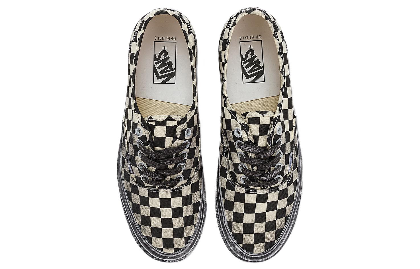 Vans Vault OG Authentic LX 'Stressed Black White Checkerboard' VN0A5FBD95Y1