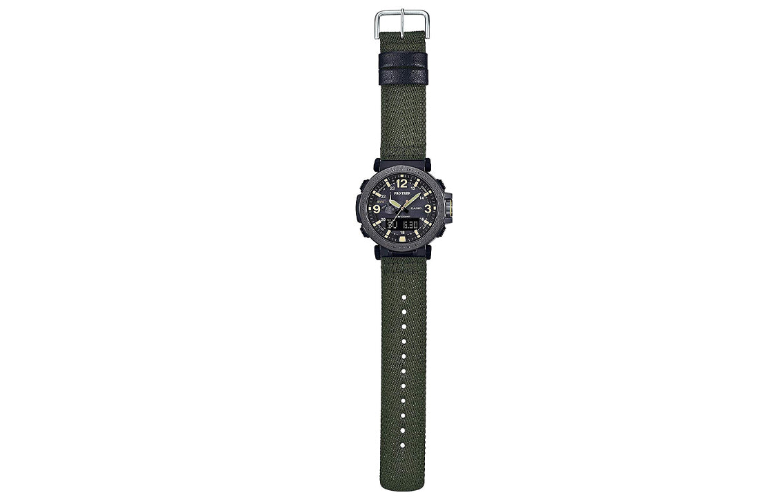 CASIO Solar Powered Quartz Waterproof Sports Mens Army Green Analog PRG600YB-3