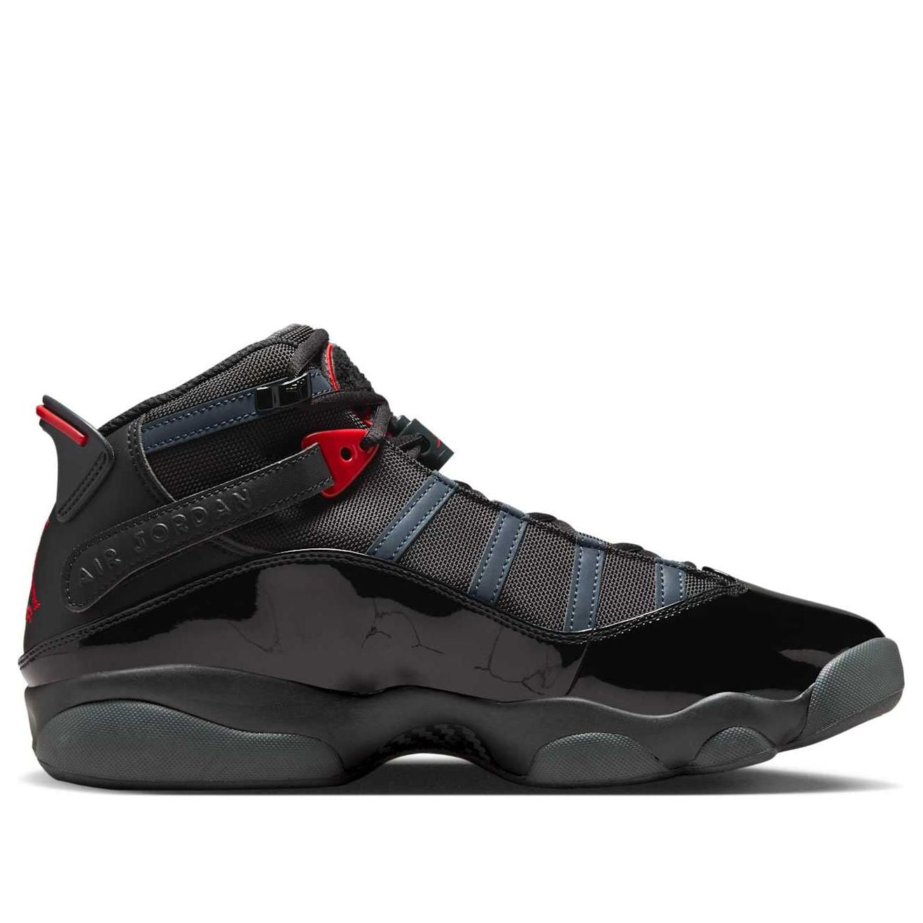 Air Jordan 6 Rings 'Black Anthracite Red' 322992-026