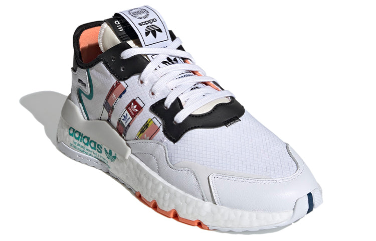 adidas originals Nite Jogger Boost 'Grey Black Green' FX3811
