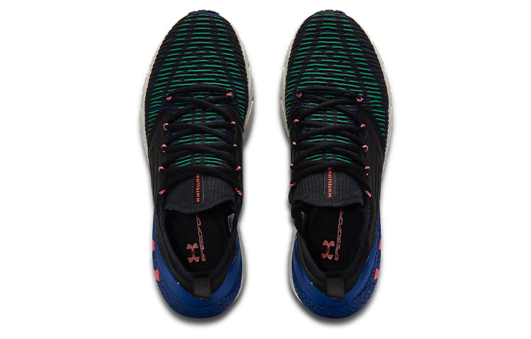 (WMNS) Under Armour HOVR Phantom 2 IntelliKnit 'Black Royal' 3024155-002