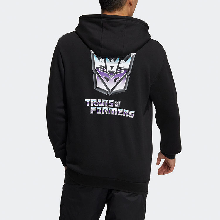 adidas x Transformers Crossover Cartoon Pattern Sports Black HN4180