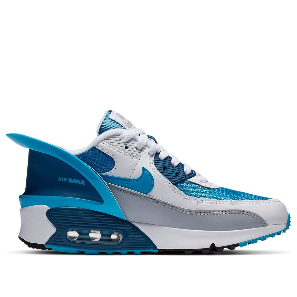 (GS) Nike Air Max 90 FlyEase 'White Industrial Blue' CV0526-103