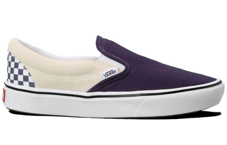 Vans Checkerboard Comfycush SLIPON SCHUHE 'Purple White' VN0A3WMDVO3