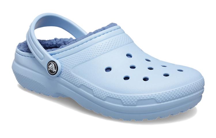 (TD) Crocs Classic Lined Clogs 'Sky Blue' 207009-4NS