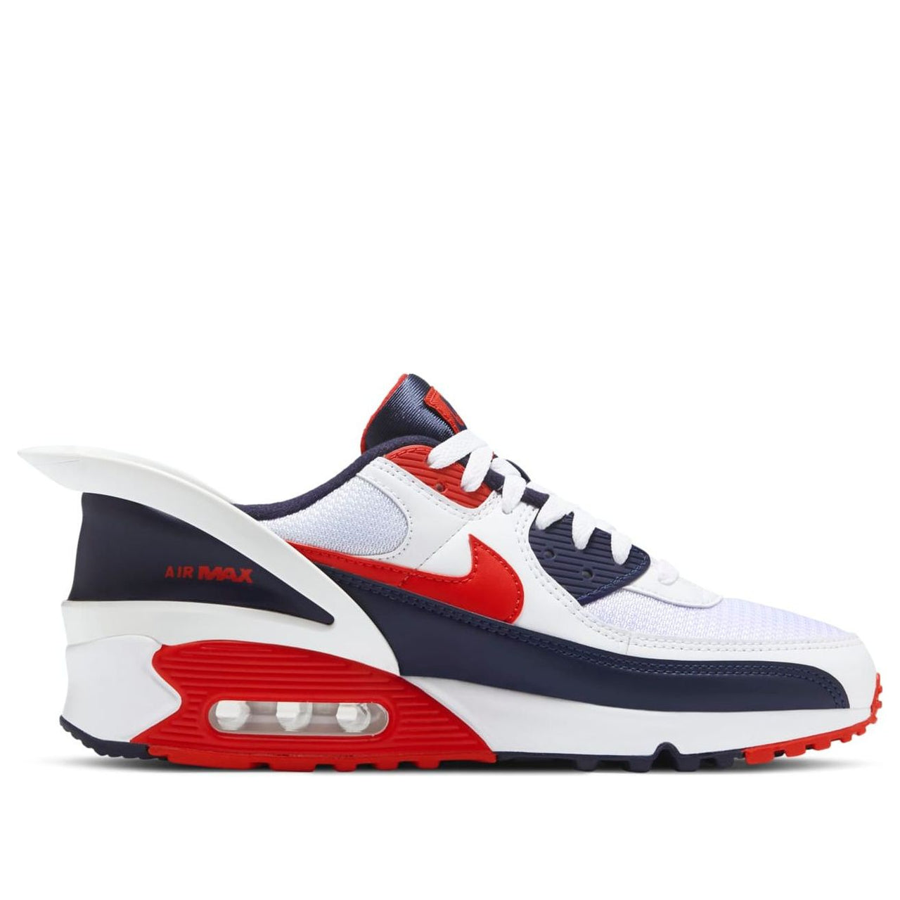 Nike Air Max 90 Flyease USA 'White Blue Red' CU0814-104