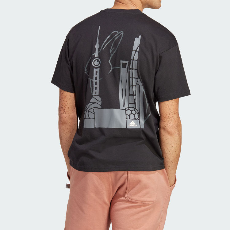 adidas Graphic T-Shirts 'Black' IC4714