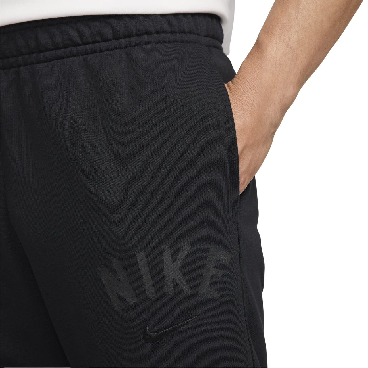 Nike Swoosh Dri-FIT Fleece Fitness Joggers Asia Sizing 'Black' FV9947-010