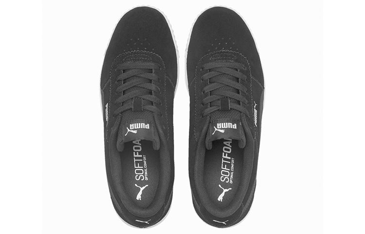 (WMNS) PUMA Carina Slim Suede Black 370549-01
