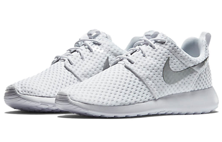 (WMNS) Nike Rosherun BR 'White Metallic' 724850-100