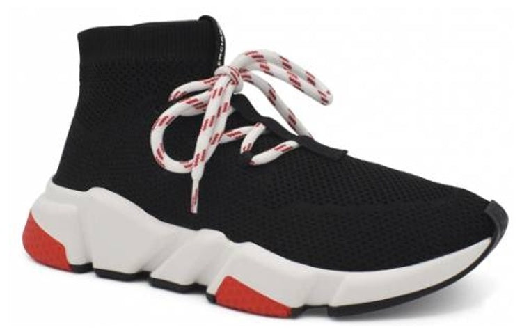 (WMNS) Balenciaga Speed 2.0 Sneakers 'Black White Red' 525723W07U01000