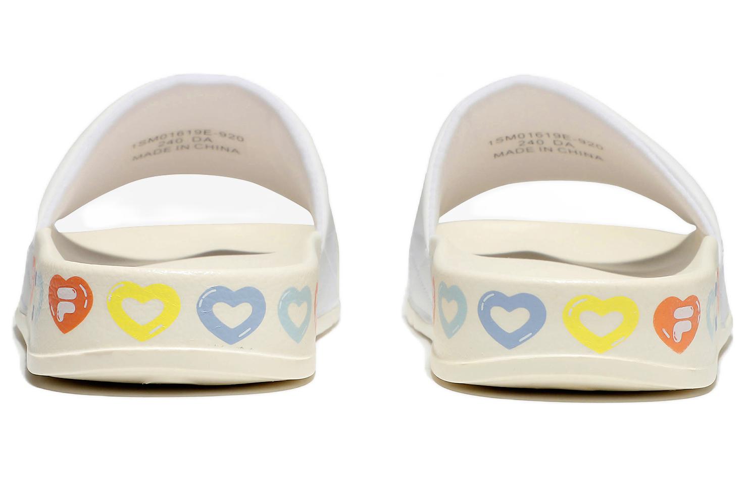 FILA Thick Sole Unisex White Korean Version Slippers 'Light  White' 1SM01619E_920