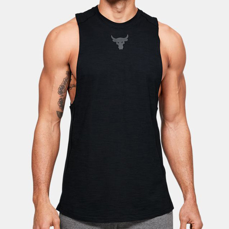 Under Armour Project Rock Charged Cotton Tank 'Black' 1351523-001