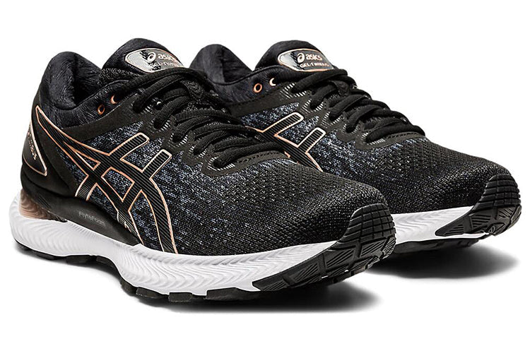 (WMNS) ASICS Gel-Nimbus 22 Knit 'Black' 1012A678-001