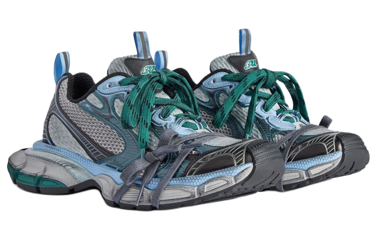 Balenciaga 3XL Sneakers 'Grey Blue Mesh' 734734W3XL53124