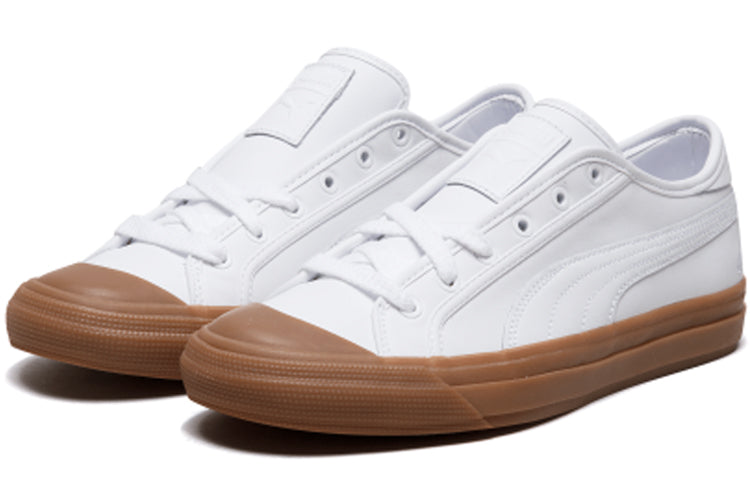 PUMA Capri Leather White/Brown 369244-03