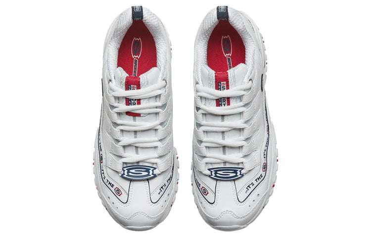 (WMNS) Skechers D Lites Leisure Shoes GS White 13408-WNVR