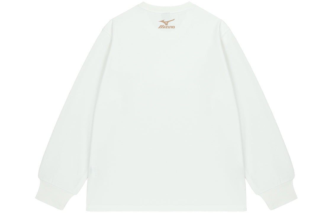 Mizuno Graphic Casual Long Sleeve T-shirt 'White' A2CA2A80