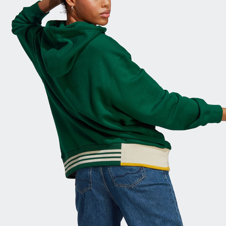 (WMNS) adidas Oversized A Graphic Hoodie Asia Sizing 'Green' IC5237