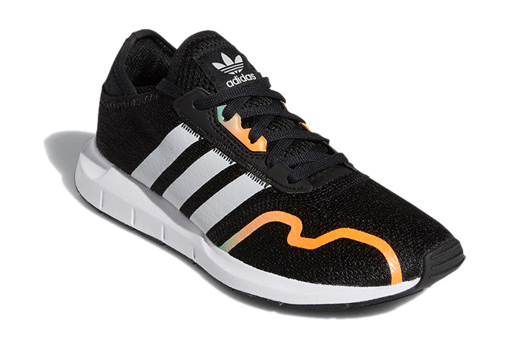 (GS) adidas Swift Run X 'Black Fluorescent Pop' G55540