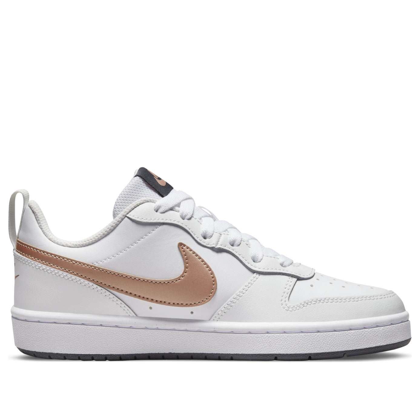 (GS) Nike Court Borough Low 2 'White Metallic Red Bronze' BQ5448-116