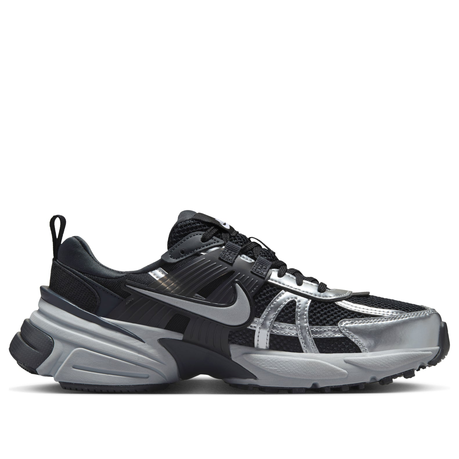 (WMNS) Nike V2K Run 'Black Metallic Silver' FD0736-005