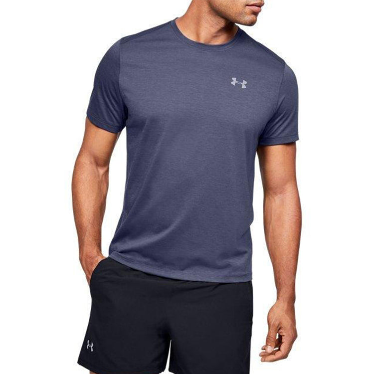Men's Under Armour UA Swyft Running Sports Short Sleeve Blue 1347412-497