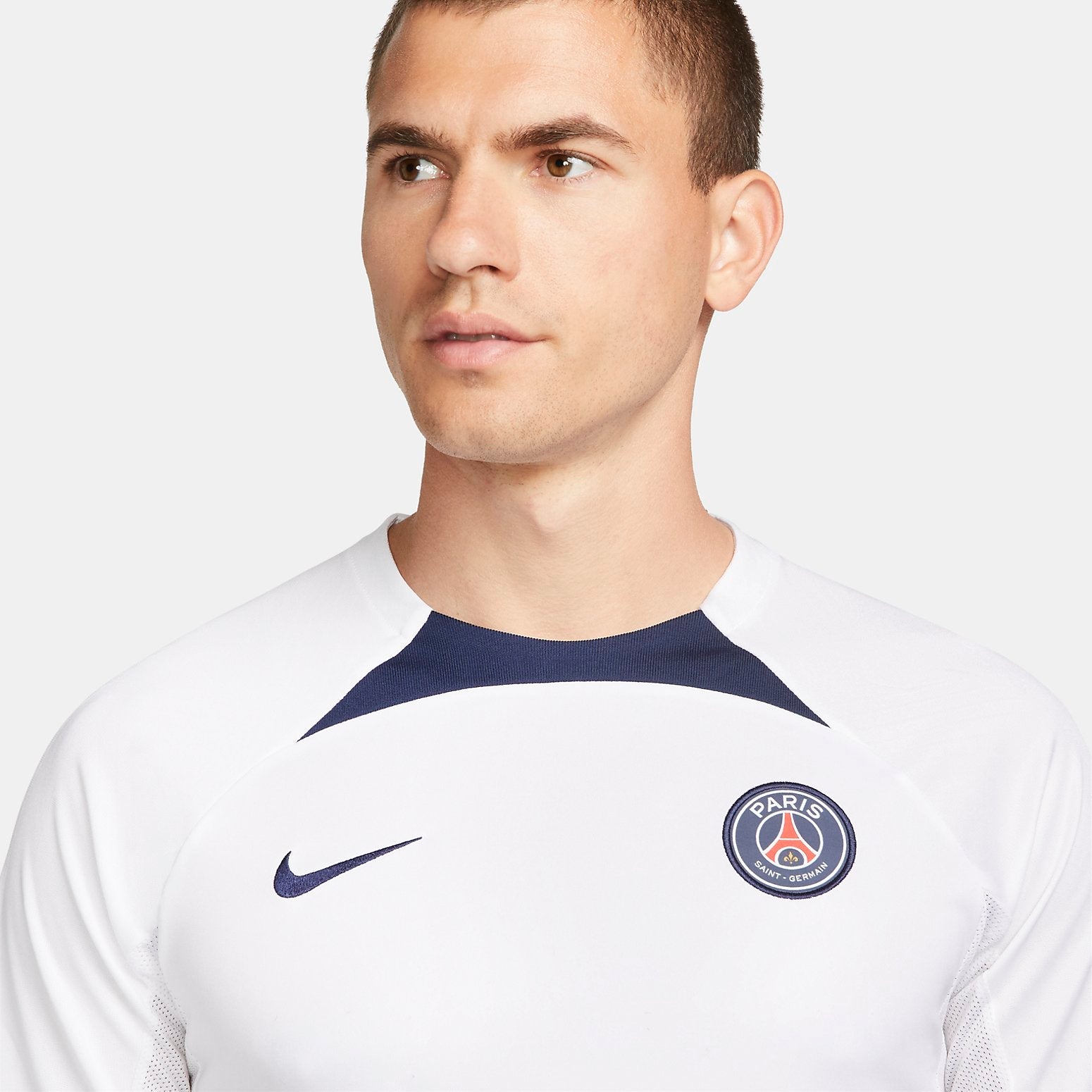 Nike PSG Strike Dri-FIT Top 'White Midnight Navy' DJ8589-101