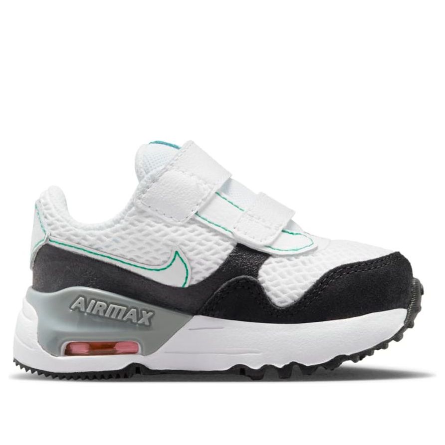 (TD) Nike Air Max SYSTM 'White Black Green' DQ0286-107