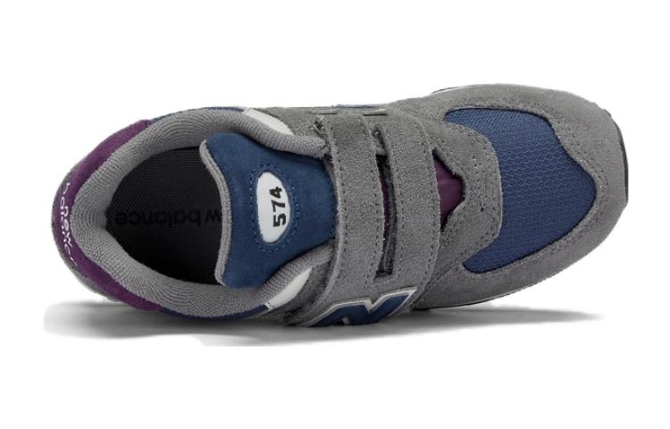 (PS) New Balance 574 Hook & Loop 'Castle Grey Navy Blue' PV574KGN