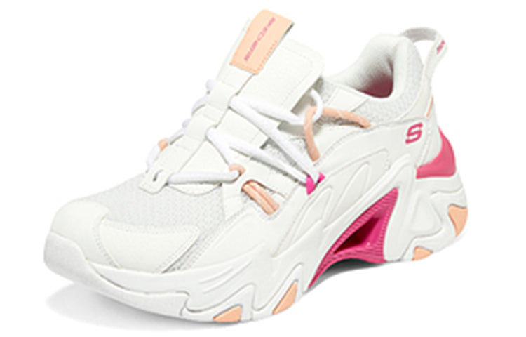 (WMNS) Skechers Stamina V3 'White Pink' 896072-WPK